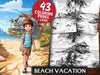 Beach Vacation Coloring Books