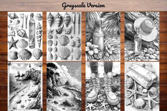 Beachcombing Coloring Books - CraftNest - Digital Crafting and Art