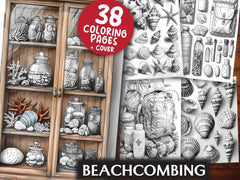 Beachcombing Coloring Books - CraftNest - Digital Crafting and Art