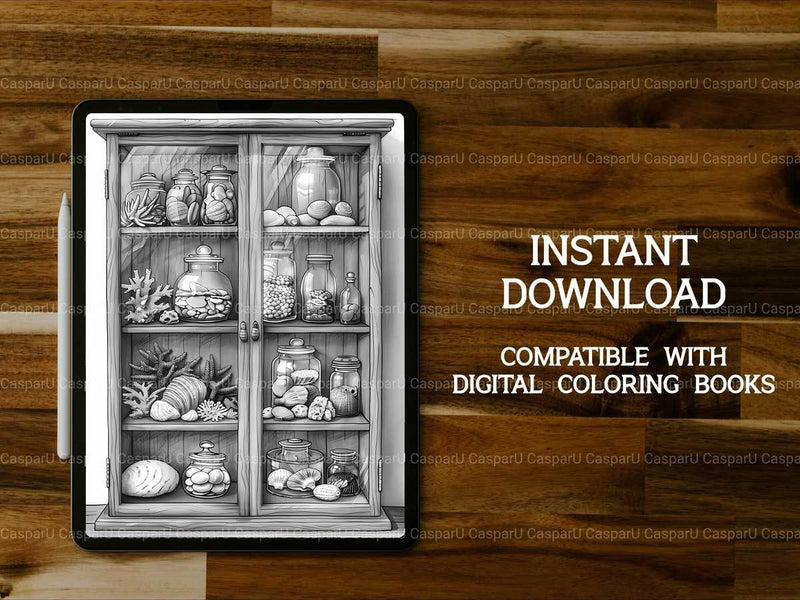 Beachcombing Coloring Books - CraftNest - Digital Crafting and Art