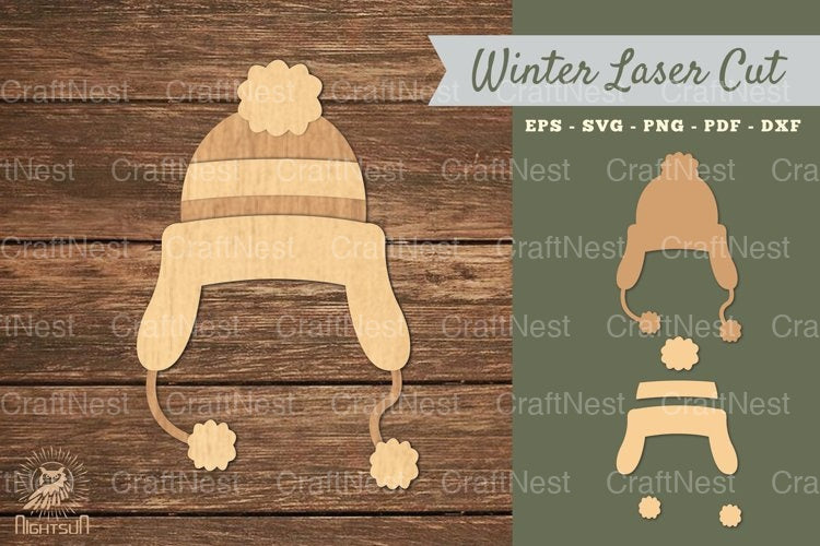 Beanie Laser Cut Decoration Clipart Bundle - CraftNest - Digital Crafting and Art