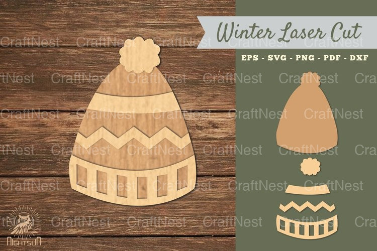 Beanie Laser Cut Decoration Clipart Bundle - CraftNest - Digital Crafting and Art