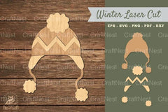 Beanie Laser Cut Decoration SVG Bundle - CraftNest - Digital Crafting and Art