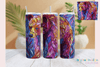 Purple Bear Stained Glass Tumbler Wrap