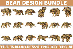 Bear SVG Bundle - CraftNest - Digital Crafting and Art