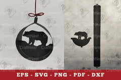 Bear Papercut Ornament Clipart Bundle - CraftNest - Digital Crafting and Art