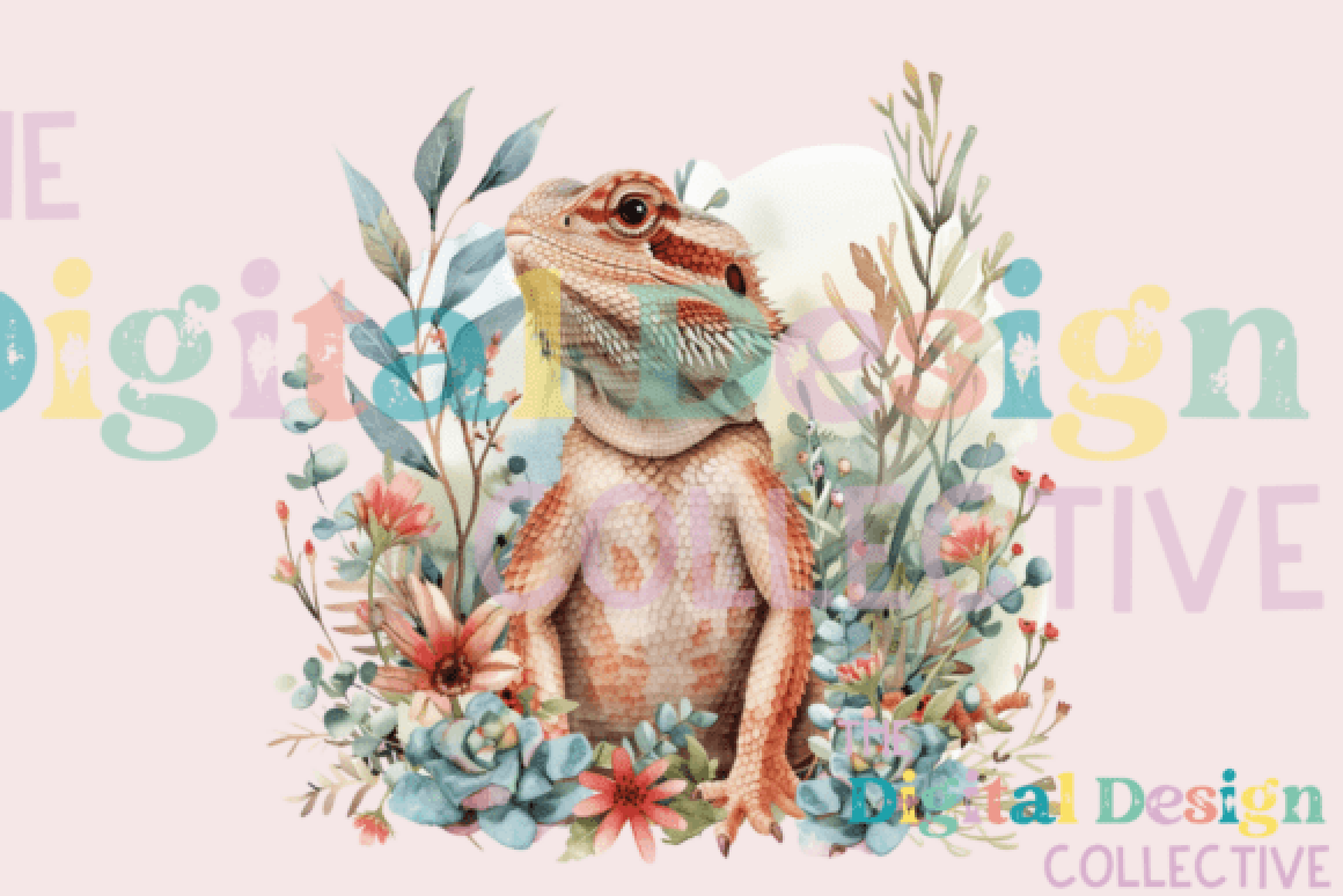 Bearded Dragon Clipart Bundle