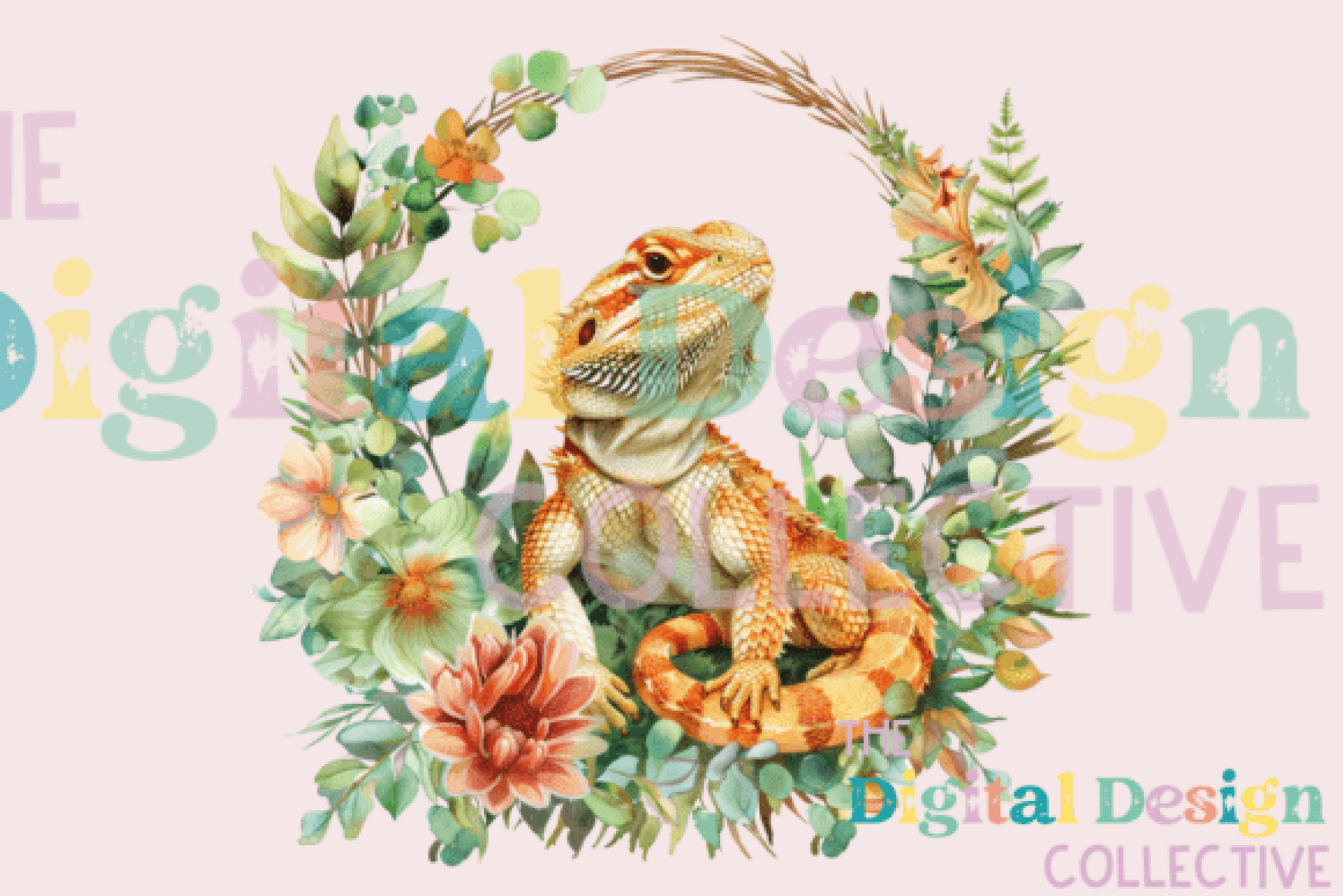 Bearded Dragon Clipart Bundle