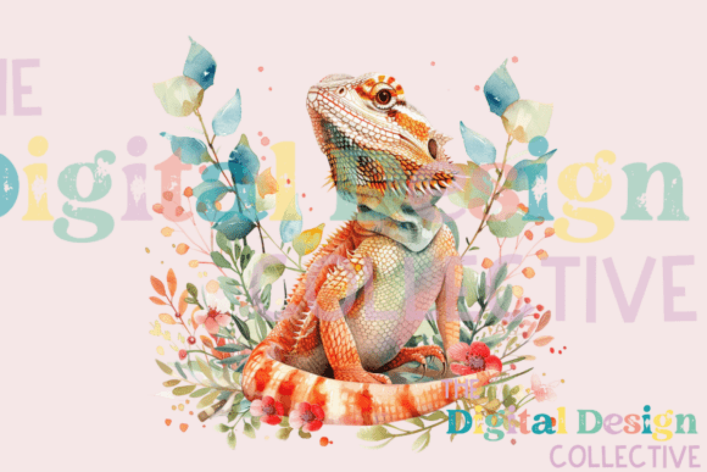 Bearded Dragon Clipart Bundle