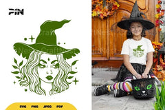 Beautiful Witch Halloween SVG Bundle - CraftNest - Digital Crafting and Art