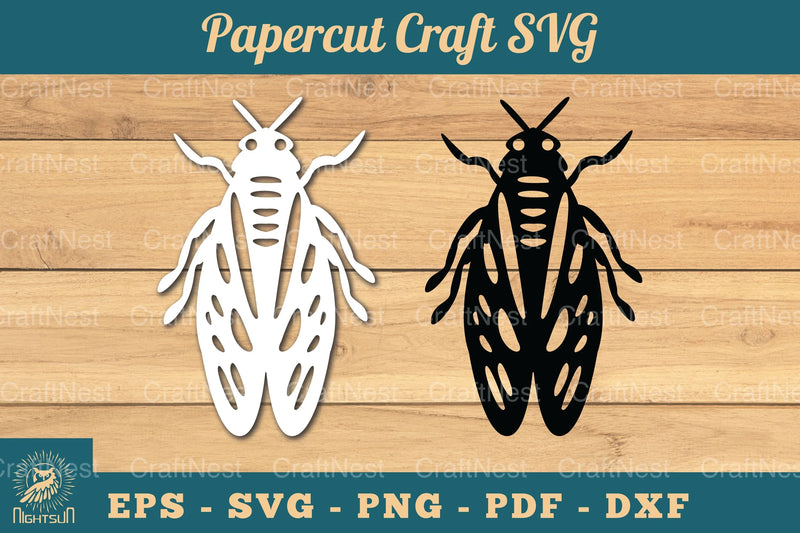 Bee Paper Cutting Craft SVG Bundle - CraftNest - Digital Crafting and Art