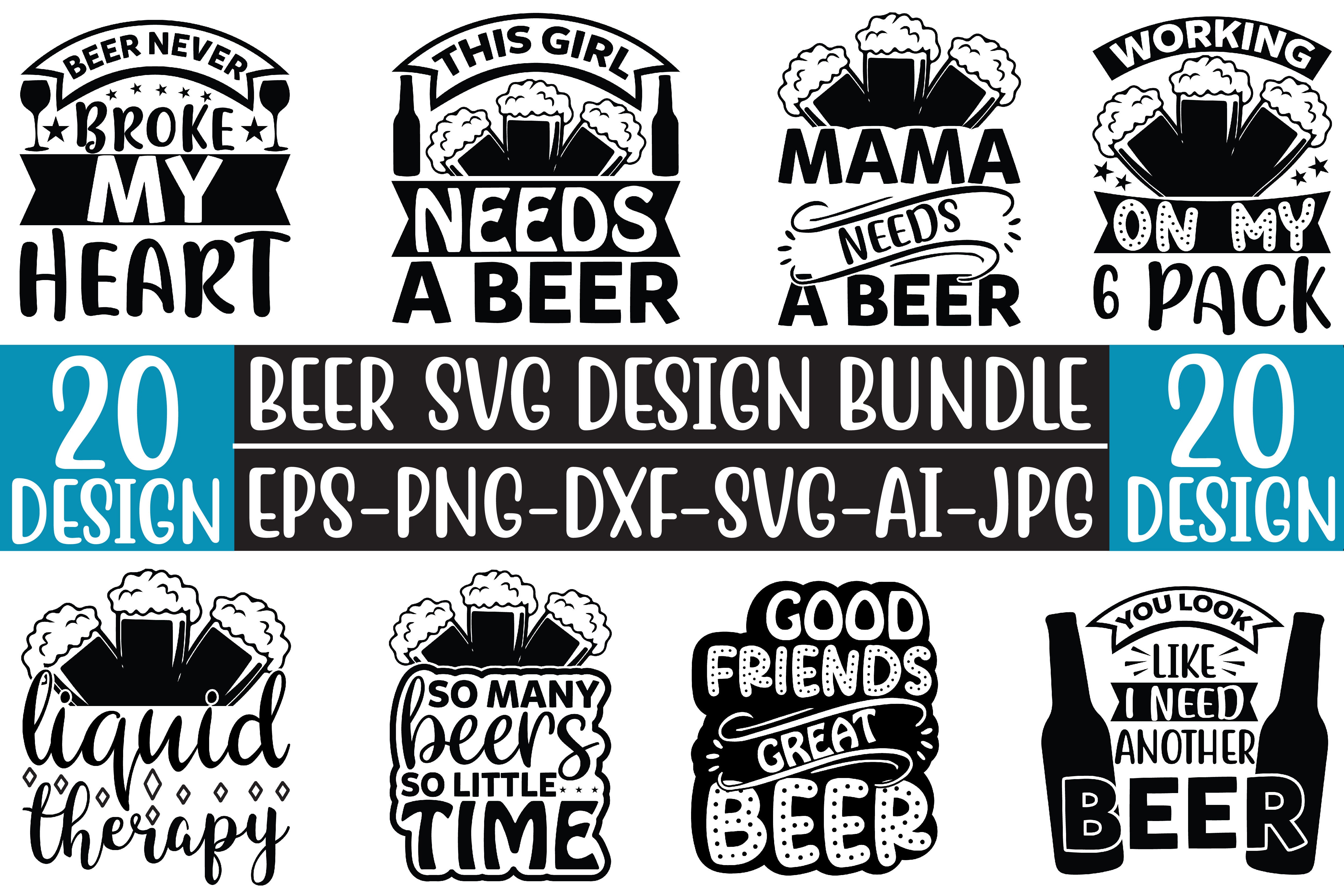 Beer SVG Bundle 15 - CraftNest - Digital Crafting and Art