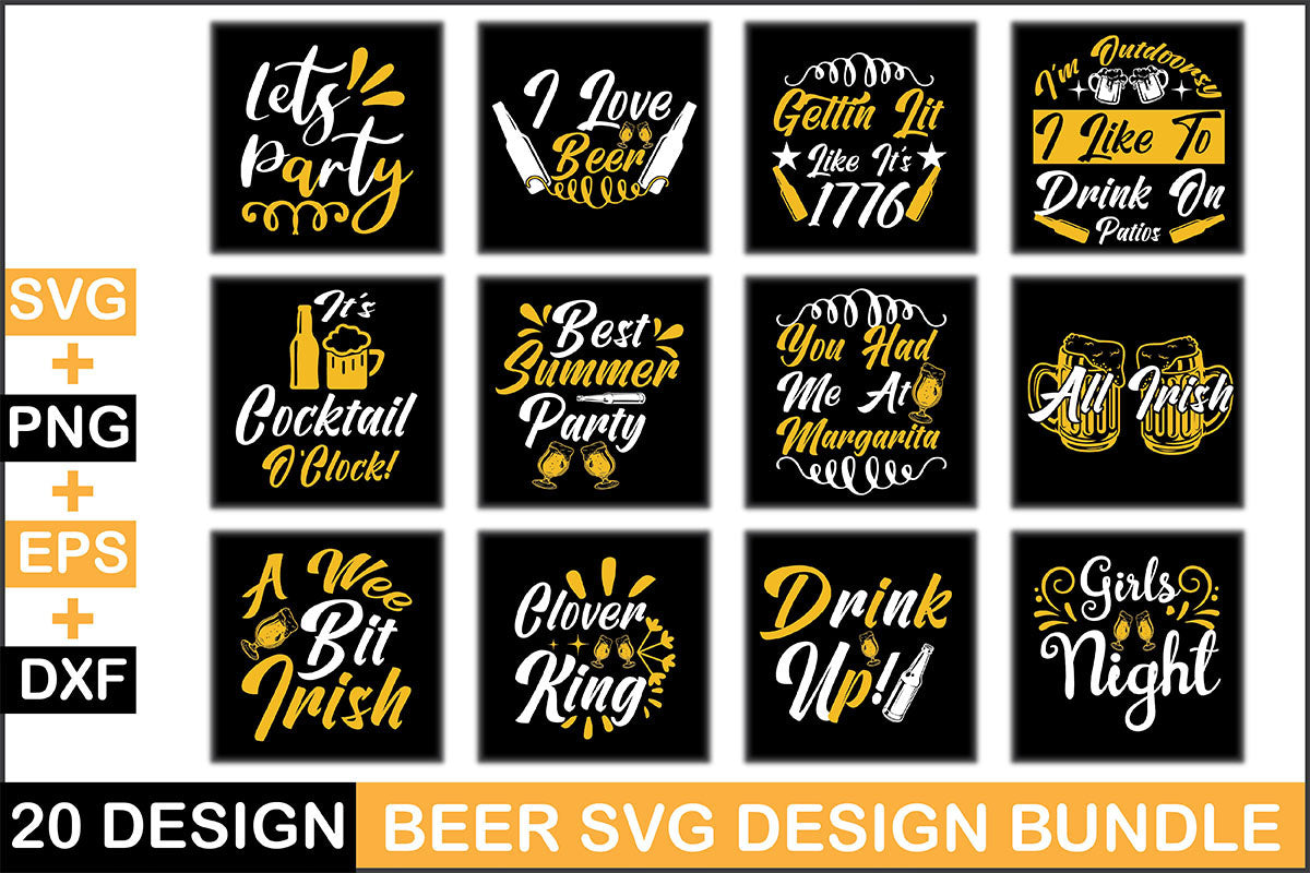 Beer SVG Bundle 13 - CraftNest - Digital Crafting and Art
