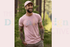 Pink Bella Canvas 3001 Men's Tee Mockup
