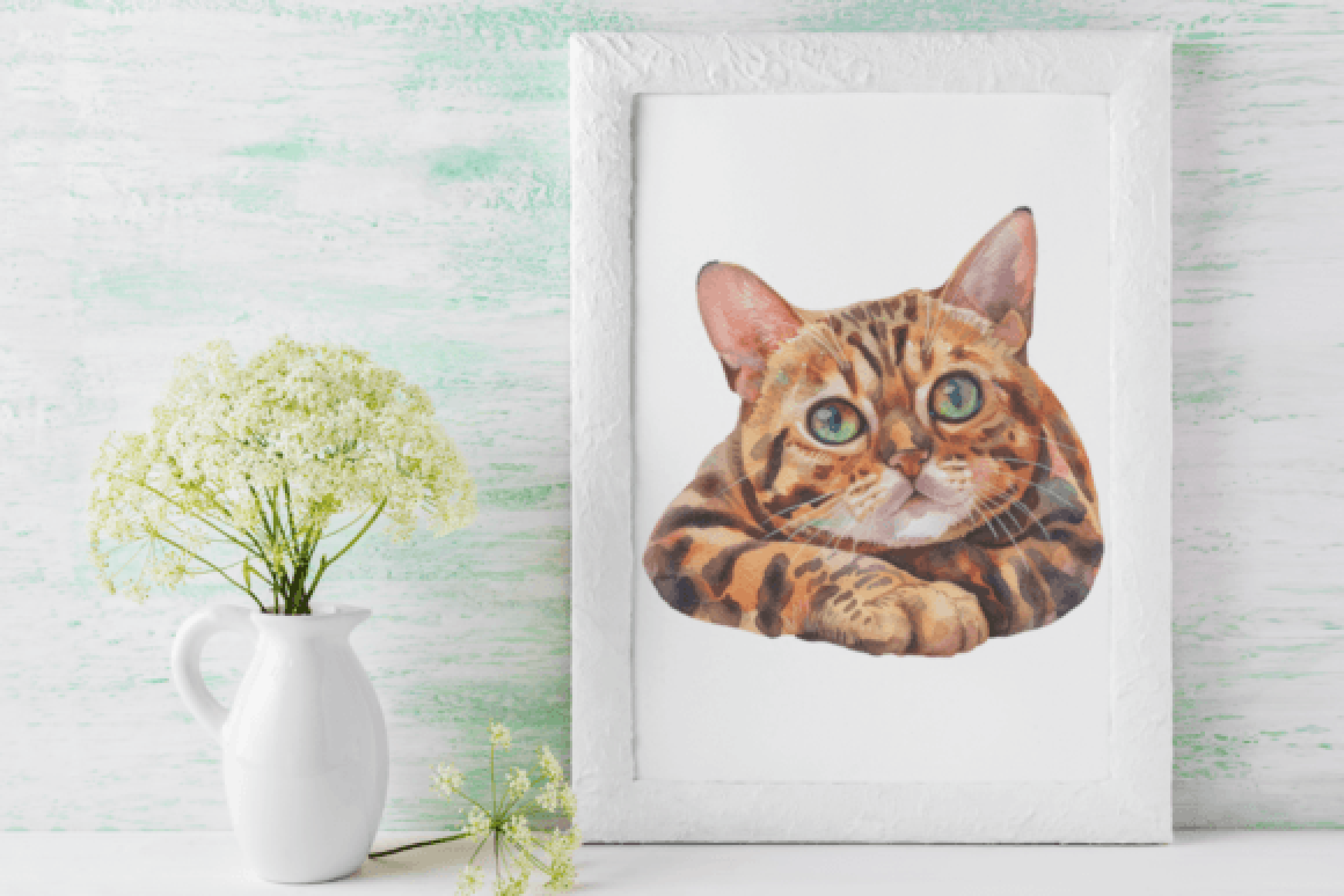 Bengal Cat Clipart Bundle Illustration