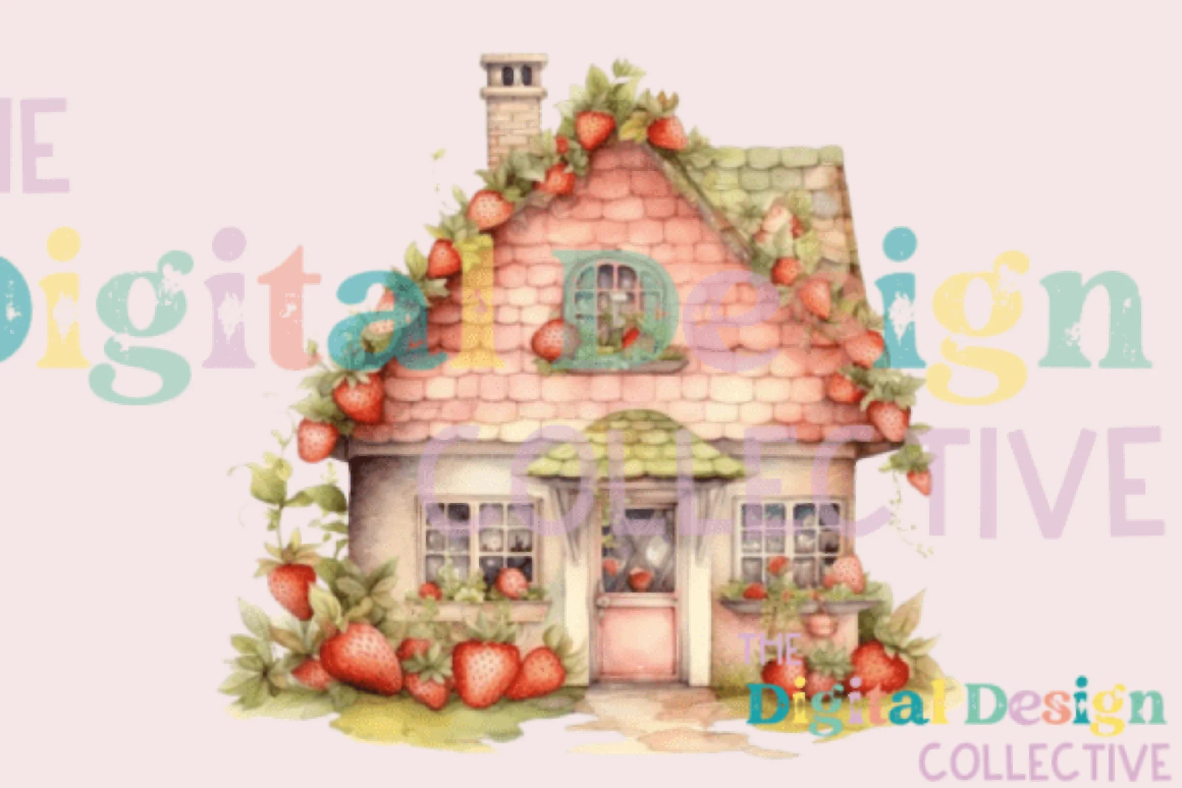 Berry House Spring Design Clipart Bundle - CraftNest - Digital Crafting and Art