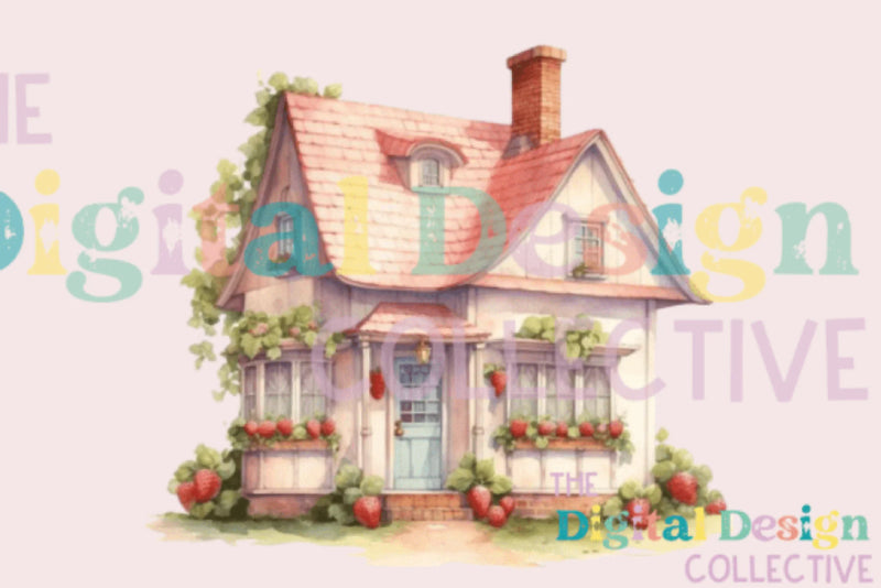 Spring Berry House Clipart Bundle - CraftNest - Digital Crafting and Art