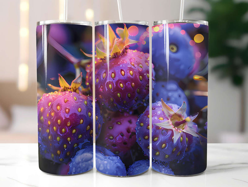 Berry Blues 1 Tumbler Wrap - CraftNest - Digital Crafting and Art