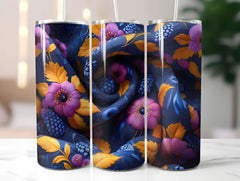 Berry Blues 3 Tumbler Wrap - CraftNest - Digital Crafting and Art