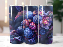 Berry Blues 1 Tumbler Wrap - CraftNest - Digital Crafting and Art