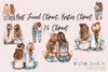 Adorable Best Friend Clipart Bundle