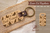 Best Friend Laser Cut Keychain Design Bundle