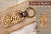 Bestie Laser Cut Keychain Design Bundle