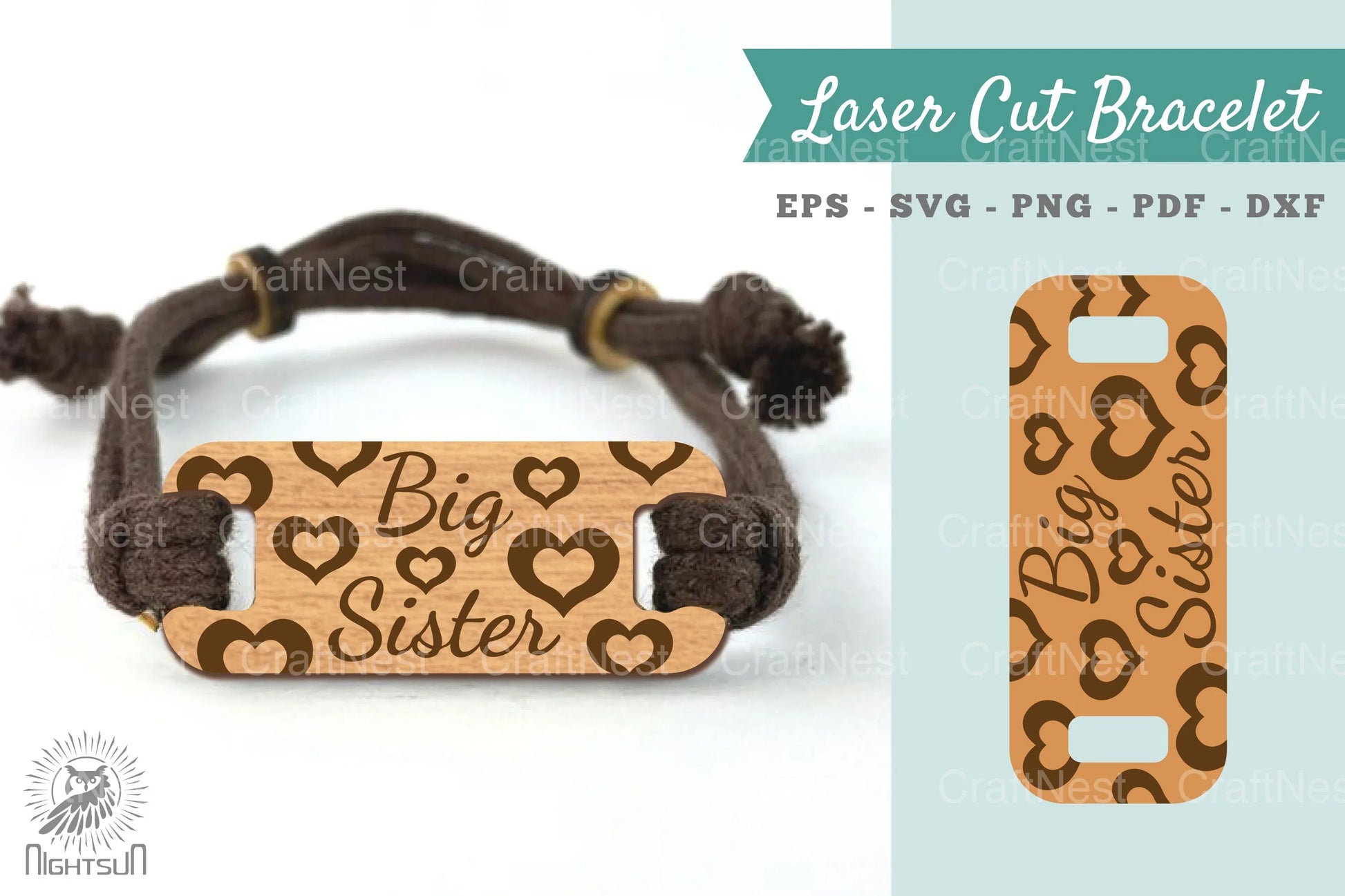 Big Sister Cut Bracelet Clipart Bundle - CraftNest - Digital Crafting and Art