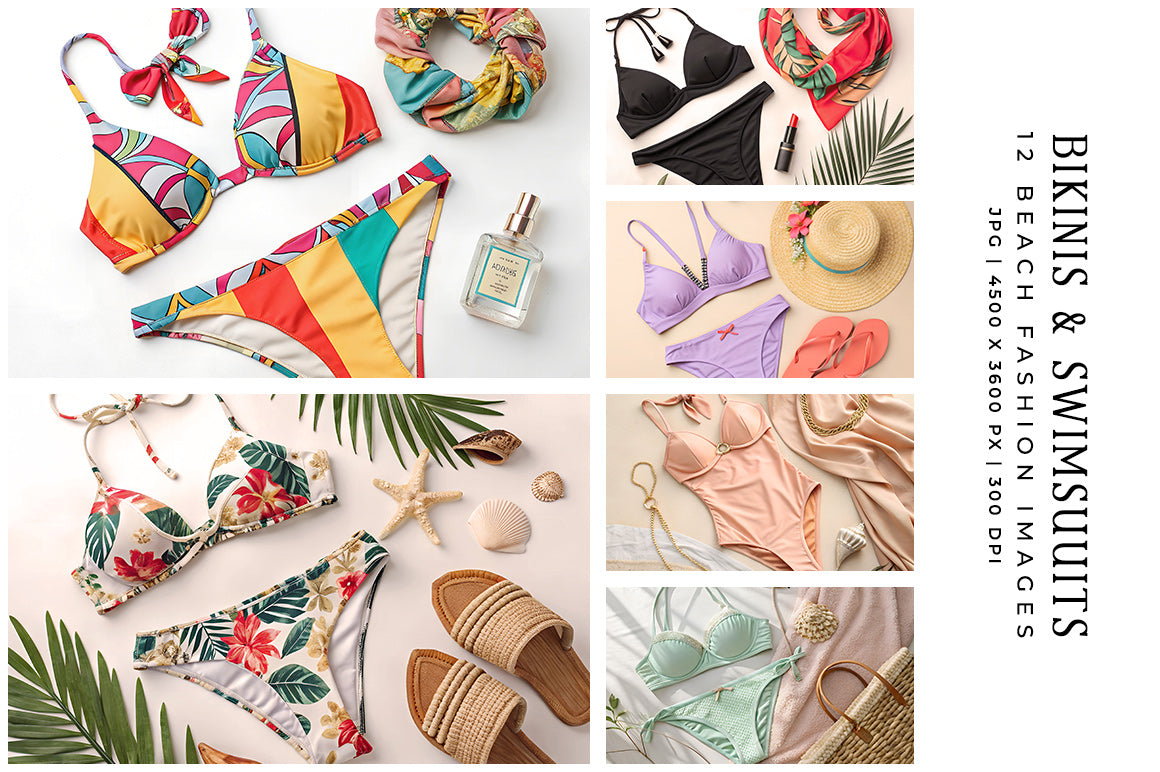 Bikinis and Swimsuits - Stock Images