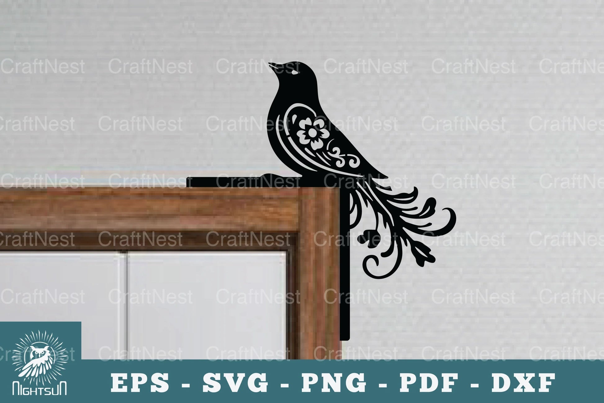Bird Door Corner Lasercut SVG Bundle - CraftNest - Digital Crafting and Art