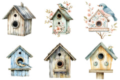Bird Home Clipart Bundle - CraftNest - Digital Crafting and Art