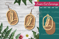 Bird Laser Cut Earrings Design Bundle - CraftNest - Digital Crafting and Art