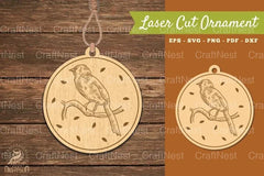 Bird Laser Cut Ornament Clipart Bundle - CraftNest - Digital Crafting and Art