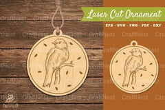 Bird Laser Cut Ornament Clipart Bundle - CraftNest - Digital Crafting and Art