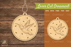 Bird Laser Cut Ornament Clipart Bundle - CraftNest - Digital Crafting and Art