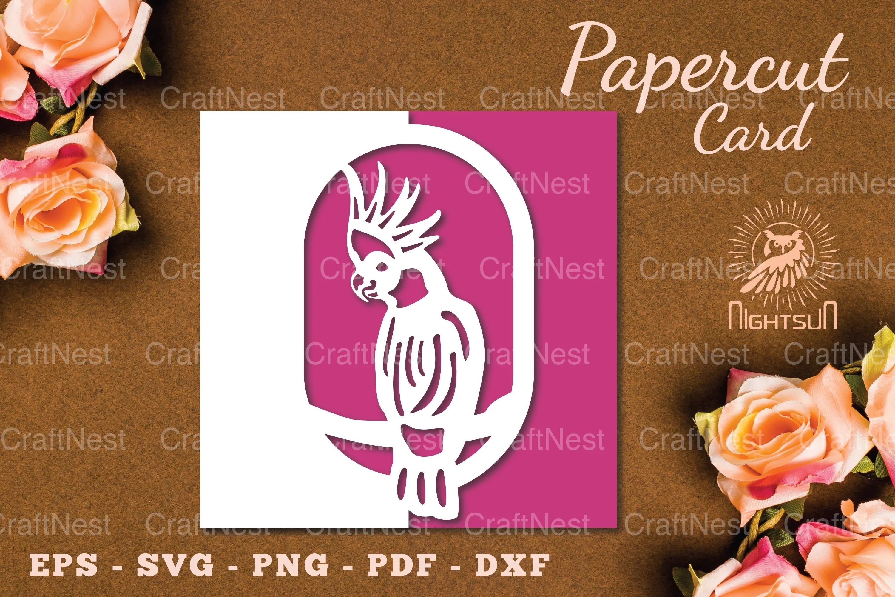 Bird Papercut Card SVG Bundle - CraftNest - Digital Crafting and Art