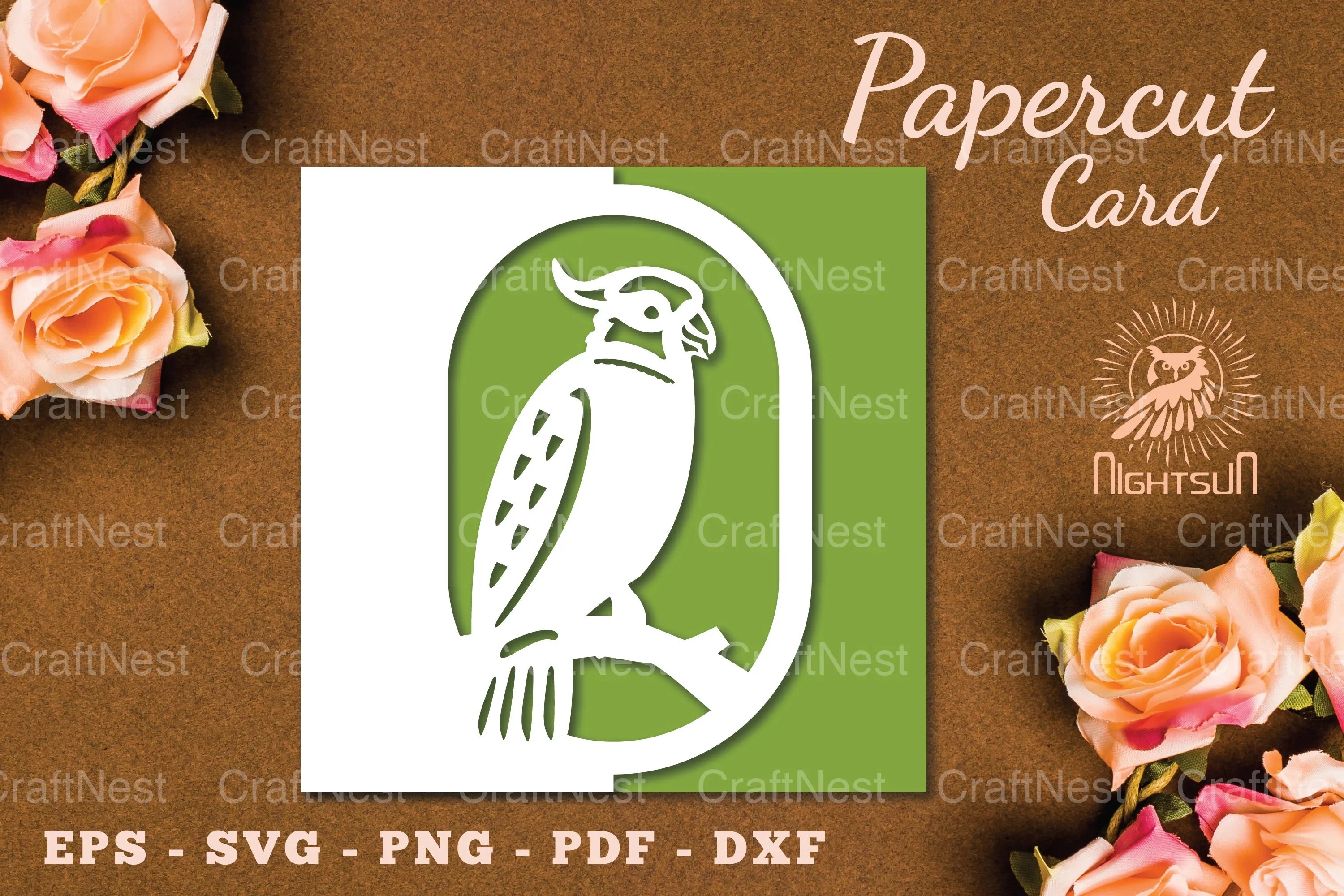Bird Papercut Card SVG Bundle - CraftNest - Digital Crafting and Art