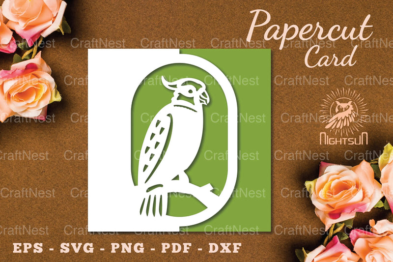 Bird Papercut Card SVG Bundle - CraftNest - Digital Crafting and Art