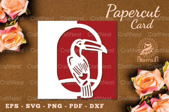 Bird Papercut Card SVG Bundle - CraftNest - Digital Crafting and Art
