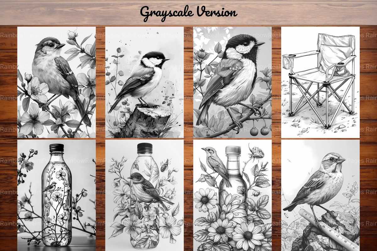 Bird Watching Coloring Books - CraftNest - Digital Crafting and Art