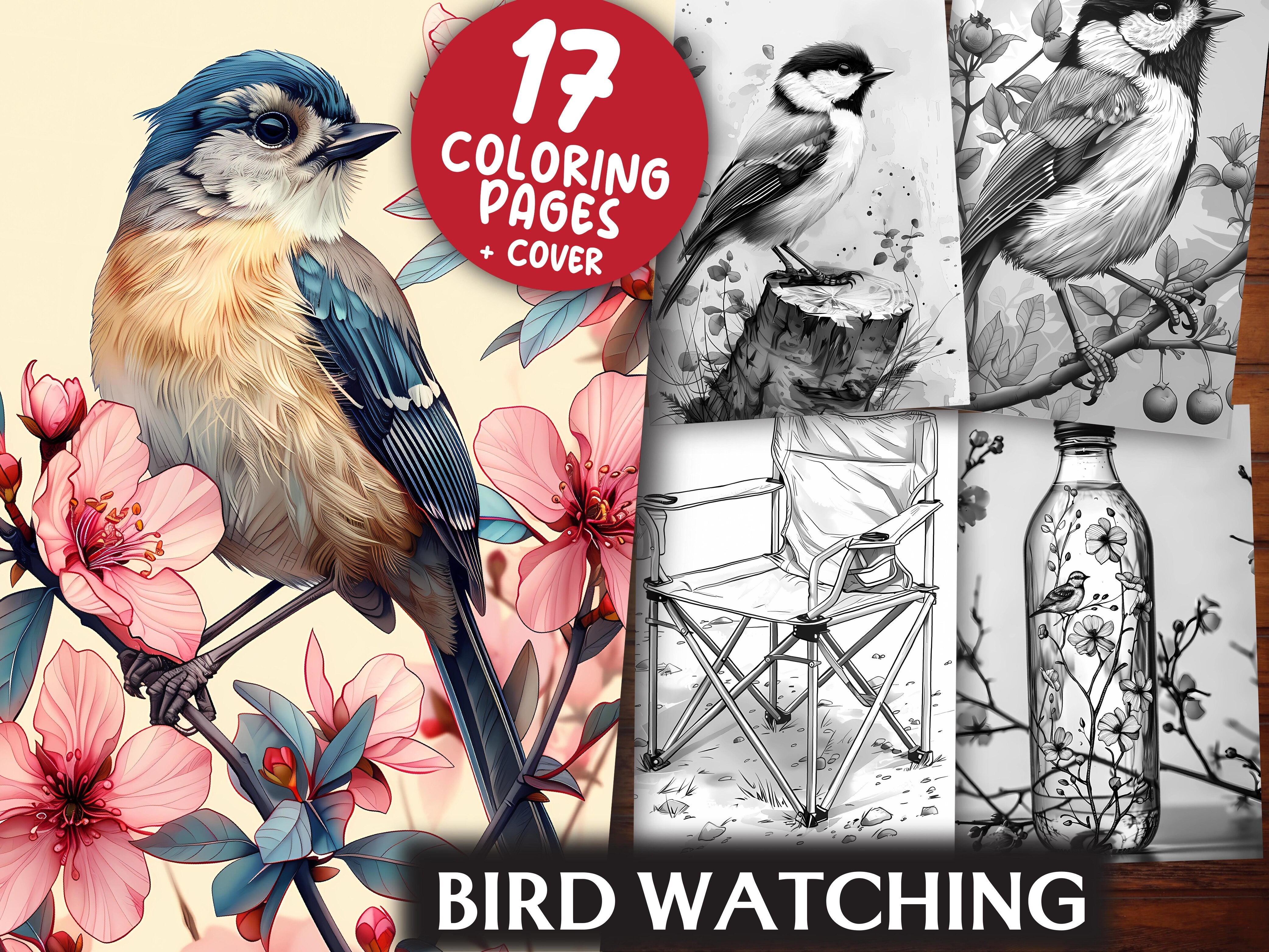 Bird Watching Coloring Books