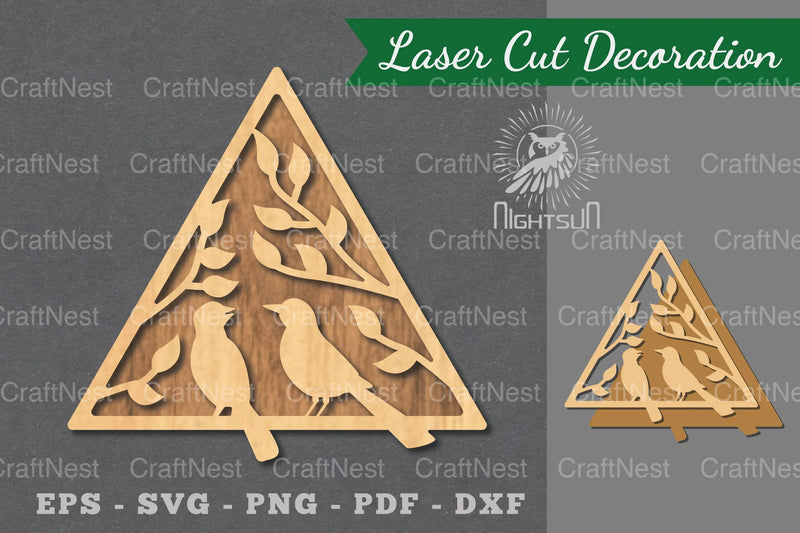 Birds Laser Cut Decoration Clipart Bundle - CraftNest - Digital Crafting and Art