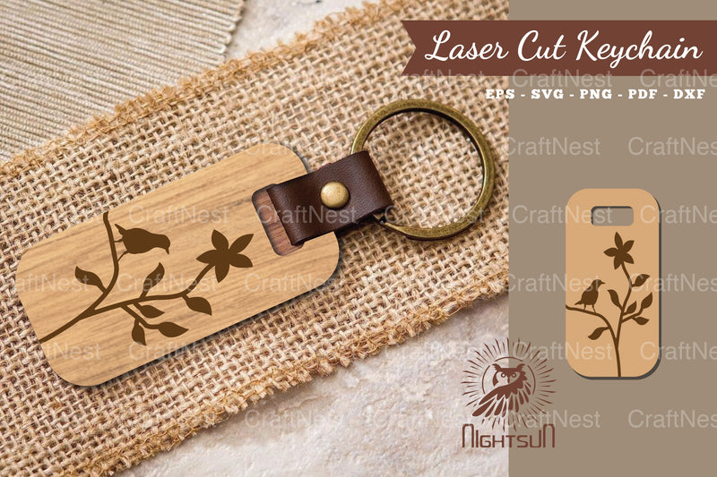 Birds Laser Cut Keychain Clipart Bundle - CraftNest - Digital Crafting and Art