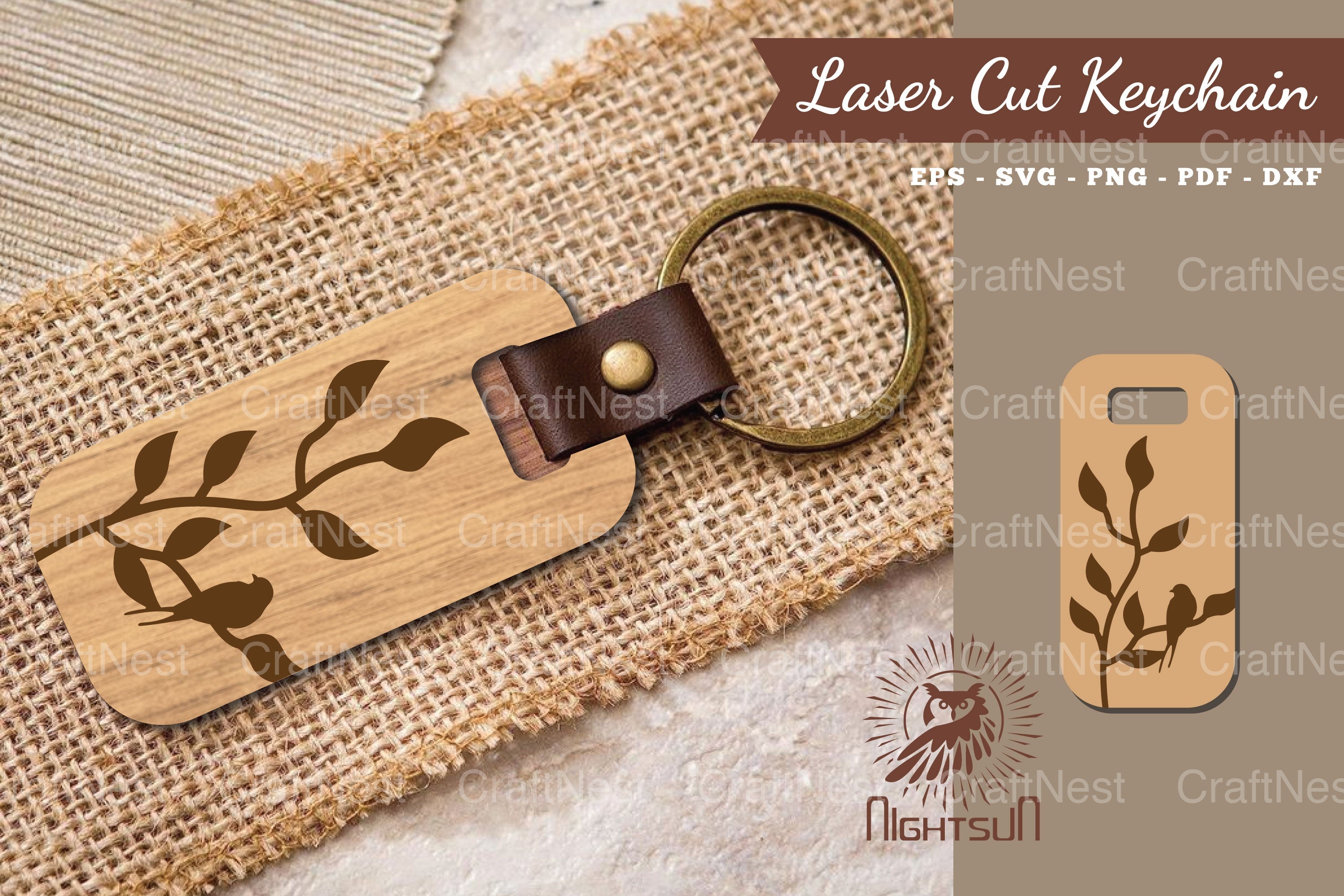 Birds Laser Cut Keychain Clipart Bundle - CraftNest - Digital Crafting and Art