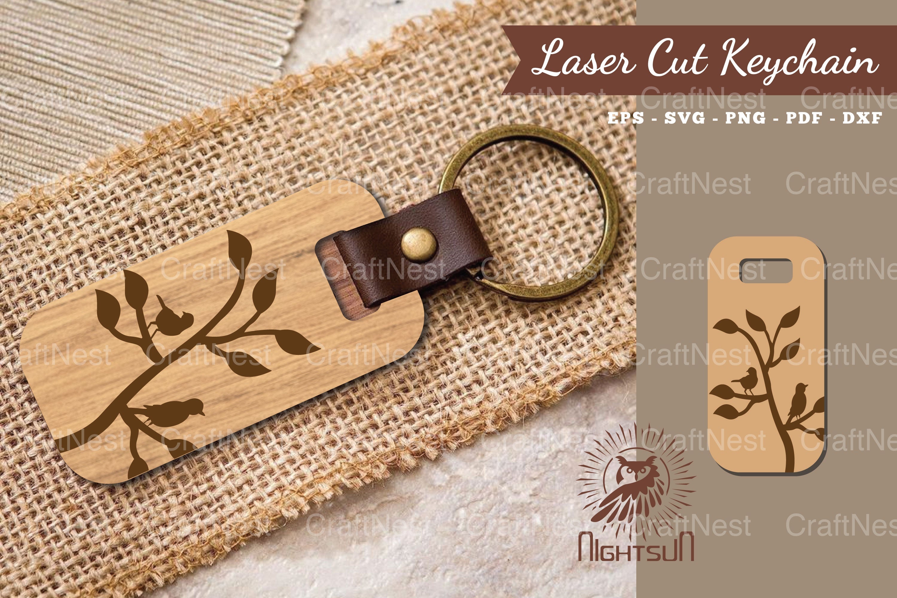 Birds Laser Cut Keychain Clipart Bundle - CraftNest - Digital Crafting and Art