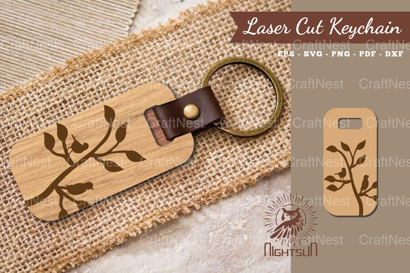 Birds Laser Cut Keychain Clipart Bundle - CraftNest - Digital Crafting and Art