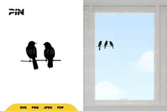 Birds on Wire SVG Bundle - CraftNest - Digital Crafting and Art