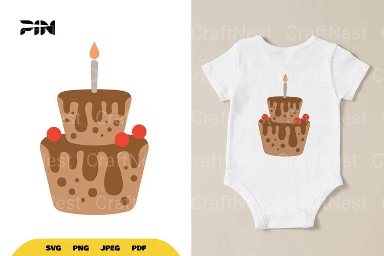 Birthday Cake SVG Bundle - CraftNest - Digital Crafting and Art