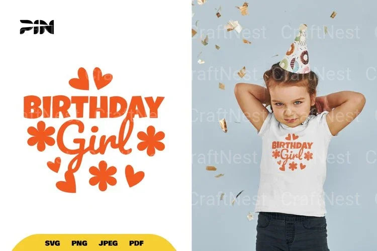 Birthday Girl SVG Bundle - CraftNest - Digital Crafting and Art