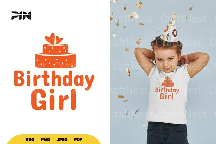 Birthday Girl SVG Bundle - CraftNest - Digital Crafting and Art